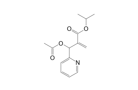Isopropyl 3-acetoxy-2-methylene-3-(2-pyridyl)propionate