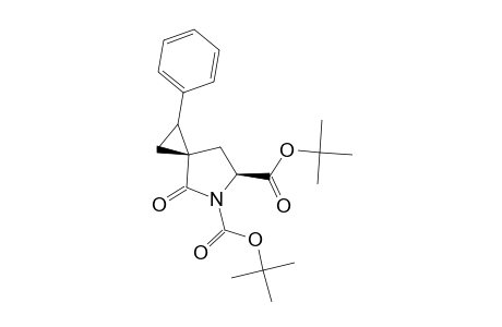 DI-TERT.-BUTYL-(1S,3R,6R)-1-PHENYL-4-OXO-5-AZASPIRO-[2.4]-HEPTANE-5,6-DICARBOXYLATE;TRANS-PRODUCT