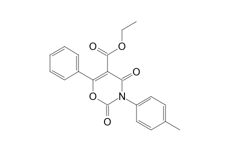 5-ETHOXYCARBONYL-3-(4-METHYLPHENYL)-6-PHENYL-4H-1,3-OXAZINE-2,4-DIONE
