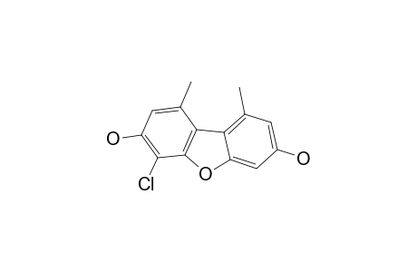 4-CHLORO-3,7-DIHYDROXY-1,9-DIMETHYLDIBNEZOFURAN