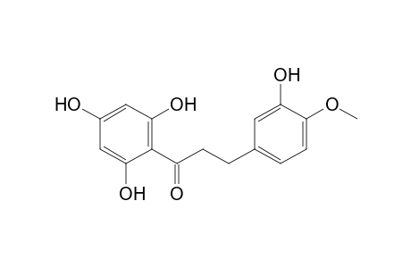 3-(3-hydroxy-4-methoxy-phenyl)-1-(2,4,6-trihydroxyphenyl)propan-1-one