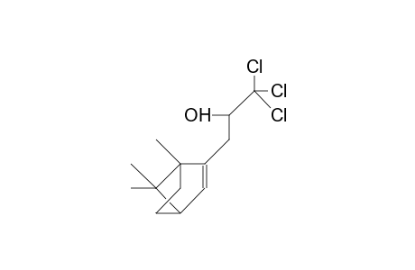 1,7,7-Trimethyl-2-(3,3,3-trichloro-2-hydroxypropyl)-bicyclo-[2.2.1]-hept-2-ene