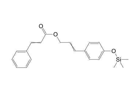 3-(4-(trimethylsilyloxy)phenyl)allyl 3-phenylacrylate
