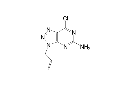 5-Amino-7-chloro-3-(2-ethenyl)-3H-1,2,3-triazolo[4,5-d]pyrimidine