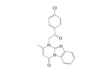pyrimido[1,2-a]benzimidazol-4(1H)-one, 1-[2-(4-chlorophenyl)-2-oxoethyl]-2-methyl-