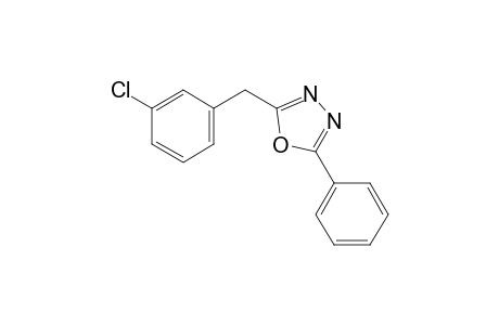 2-(3-Chlorobenzyl)-5-phenyl-1,3,4-oxadiazole