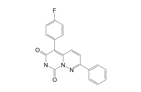2-PHENYL-5-(4-FLUOROPHENYL)-7H,8H-PYRIMIDO-[1,6-B]-PYRIDAZIN-6,8-DIONE