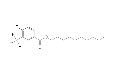 4-Fluoro-3-trifluoromethylbenzoic acid, decyl ester