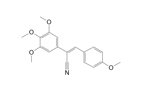 3-(4-Methoxyphenyl)-2-(3,4,5-trimethoxyphenyl)prop-2-enenitrile