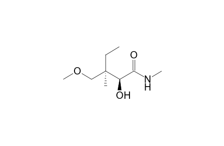 2S,3R-2-Hydroxy-3-(methoxymethyl)-N,3-dimethylpentnamide