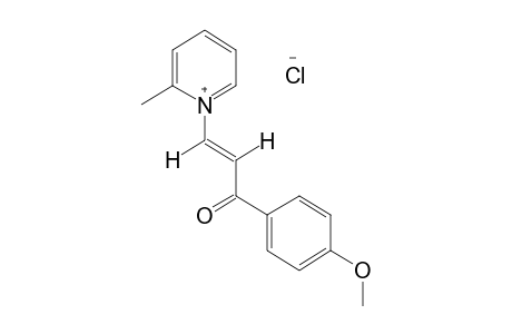 trans-1-[3-(p-METHOXYPHENYL)-3-OXOPROPENYL]-2-PICOLINIUM CHLORIDE