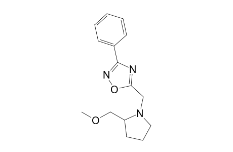 5-[2'-(Methoxymethyl)pyrrolidin-1'-ylmethyl]-3-phenyl-1,2,4-oxadiazole