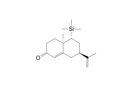 (7S,9R,10R)-3-Oxo-9-trimethylsilyl-15-nor-4,11-eudesmadiene