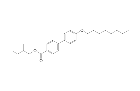 [1,1'-Biphenyl]-4-carboxylic acid, 4'-(octyloxy)-, 2-methylbutyl ester