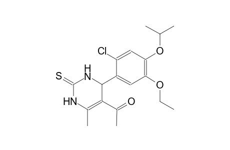 1-[4-(2-chloro-5-ethoxy-4-isopropoxyphenyl)-6-methyl-2-thioxo-1,2,3,4-tetrahydro-5-pyrimidinyl]ethanone