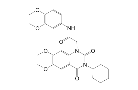 1-quinazolineacetamide, 3-cyclohexyl-N-(3,4-dimethoxyphenyl)-1,2,3,4-tetrahydro-6,7-dimethoxy-2,4-dioxo-