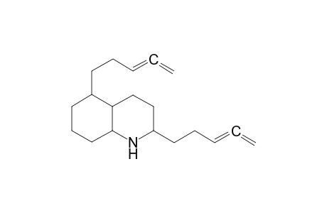 (trans)-2,6-bis(Penta-3',4'-dien-1'-yl)-decahydoquinoline