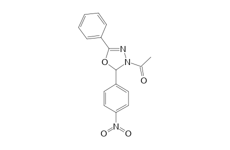 1-[2-(4-nitrophenyl)-5-phenyl-2H-1,3,4-oxadiazol-3-yl]ethanone