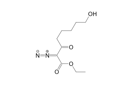 Octanoic acid, 2-diazo-8-hydroxy-3-oxo-, ethyl ester