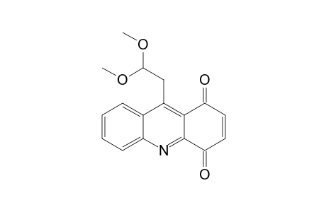 9-(2,2-dimethoxyethyl)acridine-1,4-dione