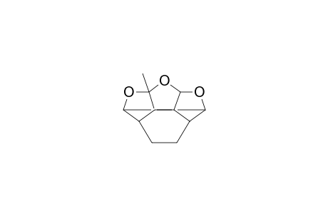 4-Methyl-3,5,7-trioxapentacyclo[7.2.2.0(2,8).0(4,11).0(6,10)]tridecane