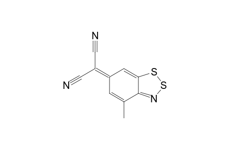 2-(4-Methyl-1,2,3-benzodithiazol-6-ylidene)malononitrile