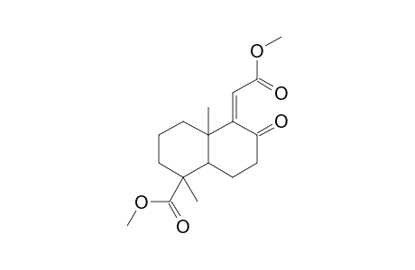 Dimethyl-8-oxo-13,14,15,16,17-pentanorlabd-9(11)-ene-12,19-dioate