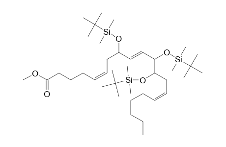 Methyl 8,11,12-tri(tert-butyldimethylsiloxy)eicosan-5(Z),9(E),14(Z)-trienoate