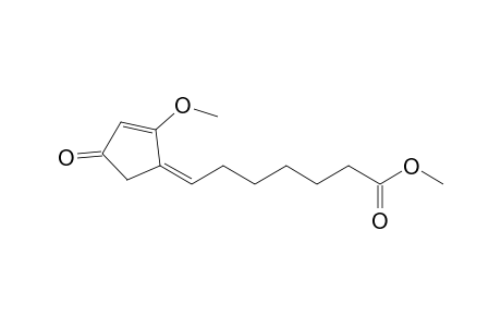4-(6-Methoxycarbonylhexylidene)-3-methoxycyclopent-2-enone