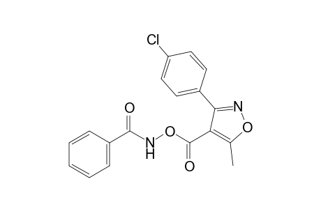 N-benzoyl-O-{[3-(p-chlorophenyl)-5-methyl-4-isoxazolyl]carbonyl}hydroxylamine