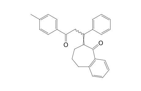 6-(3-oxo-1-phenyl-3-p-tolylpropylidene)-6,7,8,9-tetrahydro-5H-benzocyclohepten-5-one