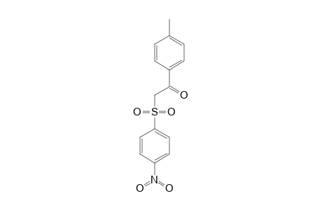 1-(4-methylphenyl)-2-(4-nitrophenyl)sulfonylethanone
