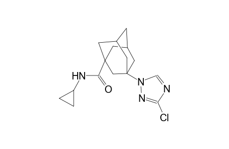 3-(3-chloro-1H-1,2,4-triazol-1-yl)-N-cyclopropyl-1-adamantanecarboxamide