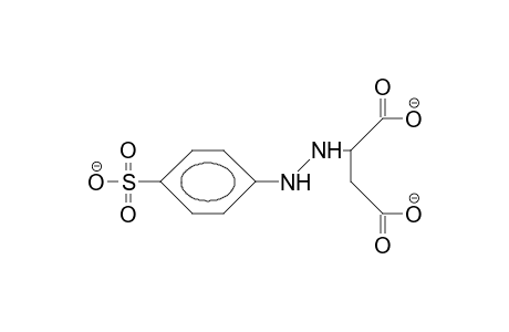 2-(4-Sulpho-phenylhydrazo)-succinic acid, trianion