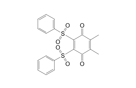 2,3-bis(benzenesulfonyl)-5,6-dimethyl-1,4-benzoquinone