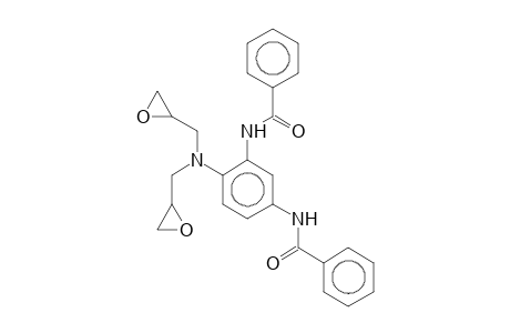 2,4-Benzamido-N,N-di-oxiranylmethyl-anilin