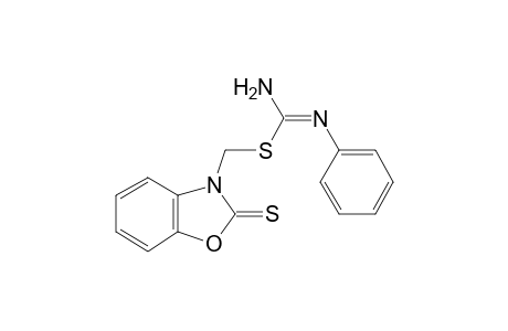 (2-Thioxo-1,3-benzoxazol-3(2H)-yl)methyl N'-phenylimidothiocarbamate