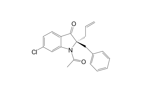 (R)-1-Acetyl-2-allyl-2-benzyl-6-chloroindolin-3-one