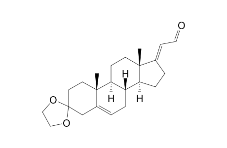 3-Oxopregna-5,17(20)-diene-21-al 3-Ethylene Ketal
