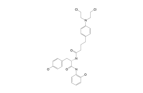 N-CHLORAMBUCIL-ORTHO-HYDROXYPHENYL-L-PARA-TYROSINAMIDE