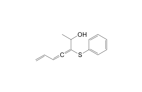 2-Hydroxy-3-phenylsulfanyl-3,4,6-heptatriene