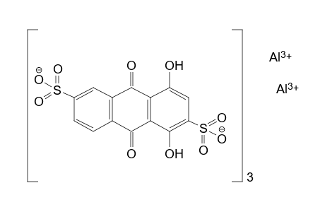 Quinizarin-2,6-disulfonic acid, al-salt