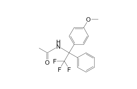 N-[1-(4'-Methoxyphenyl)-1-phenyl-2,2,2-trifluoroethyl]acetamide