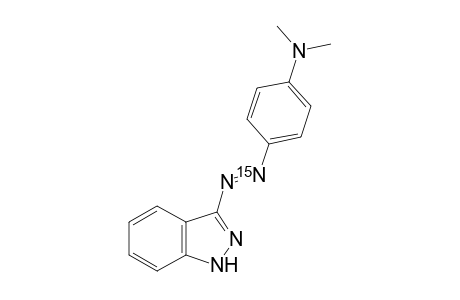 4-[(E)-1H-indazol-3-yldiazenyl]-N,N-dimethylaniline, 15N isotopic labeled