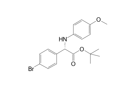 (S)-tert-Butyl-2-(4-bromophenyl)-2-((4-methoxyphenyl)amino)acetate