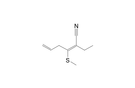 1-Allyl-2-cyano-1-butenyl methyl sulfide