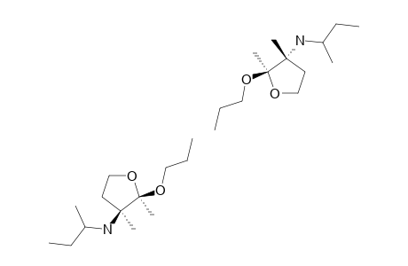 3-(N-SEC.-BUTYLAMINO)-2,3-DIMETHYL-2-PROPOXYOXOLANE;MIXTURE_OF_DIASTEREOMERS