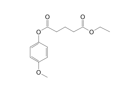 Glutaric acid, ethyl 4-methoxyphenyl ester