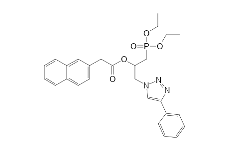 1-(DIETHOXYPHOSPHORYL)-3-(4-PHENYL-1H-1,2,3-TRIAZOL-1-YL)-PROPAN-2-YL-2-(NAPHTHALEN-1-YL)-ACETATE