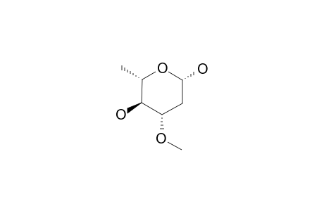 2,6-DIDEOXY-3-O-METHYL-L-ARABINO-HEXOSE;L-OLEANDROSE;BETA-PYRANOSE